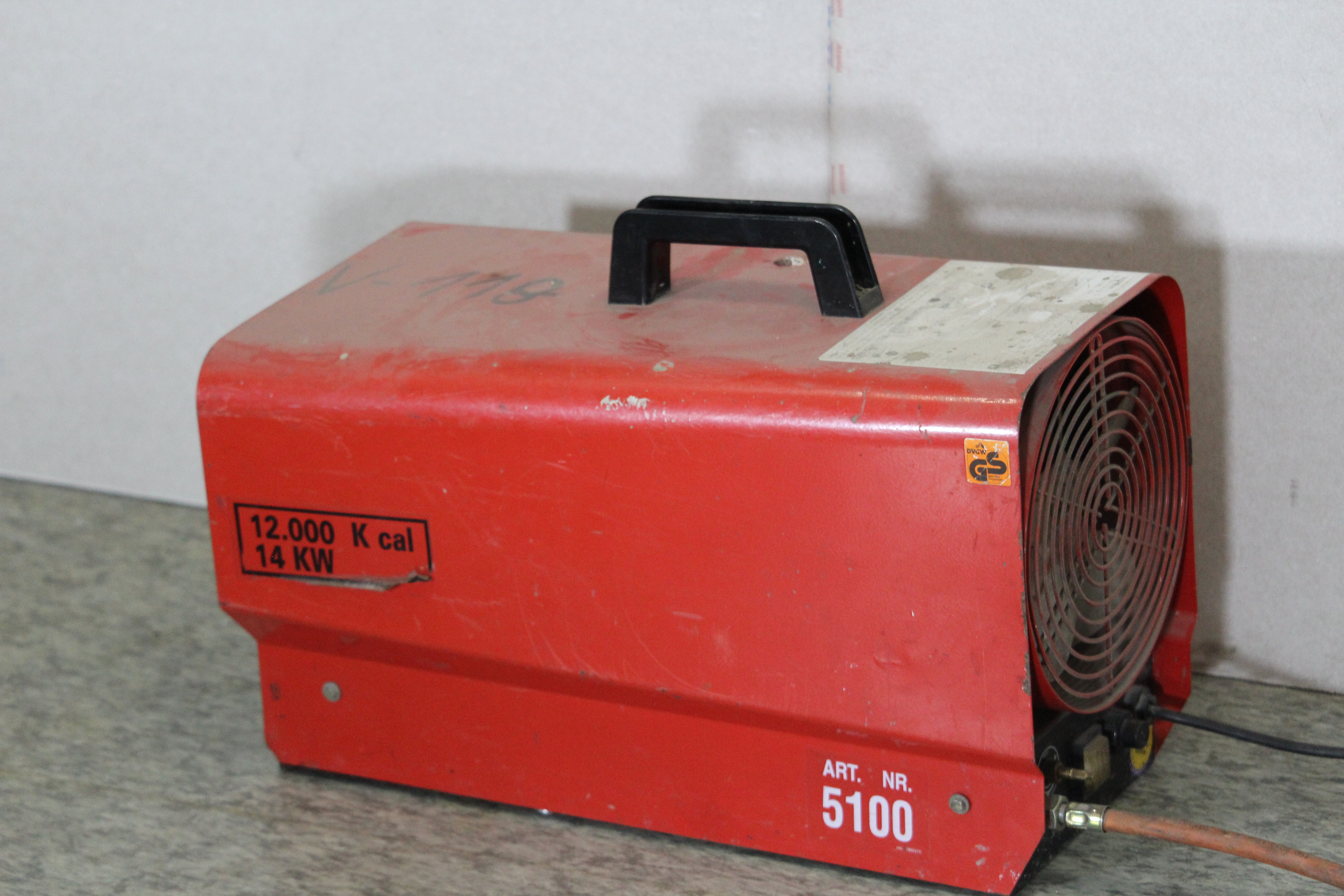 Gasheizer 14 KW Mannesmann